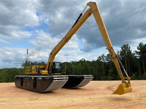 floating mini excavator|swamp tracks excavator.